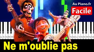 Musique débutants Tutorial Piano Facile Disney Coco [upl. by Hsirt12]