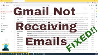 Gmail Account Not Receiving Emails  EasyFix [upl. by Deanne819]