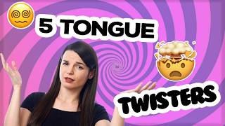 Top 5 Tongue Twisters in English [upl. by Ecadnarb897]