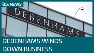 Debenhams to start winding down putting 12000 jobs at risk  ITV News [upl. by Higginson]