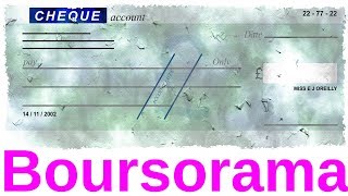 Boursorama Comment déposer un chèque tuto [upl. by Sukcirdor605]