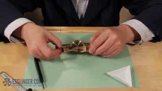 How to Replace a Single Fold Watch Band Clasp with Push Buttons [upl. by Codi]