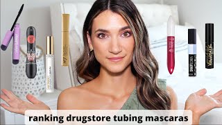 The Best and Worst Drugstore Tubing MascarasWear tests and high end comparison [upl. by Cosme]