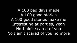 100 bad days AJR Lyrics [upl. by Slater100]