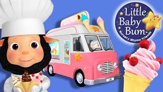 Ice Cream Song  Nursery Rhymes for Babies by LittleBabyBum  ABCs and 123s [upl. by Aelrac579]