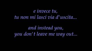 Gianluca Grignani  La mia storia tra le dita Italian and english lyrics [upl. by Oiled]