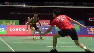 Lee CW v Lin Dan MSF Yonex BWF World Champ 2011 [upl. by Frederigo]