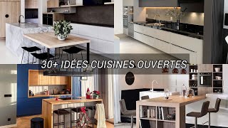 30 idées de cuisines ouvertes 2021 [upl. by Anikahs]