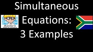 3 Simultaneous equations gr 11  Intro [upl. by Quigley858]