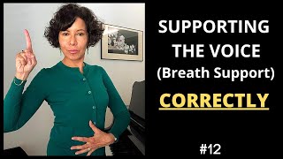 Breath Support for Singing  CLEARLY amp CORRECTLY explained  FINALLY [upl. by Korie]