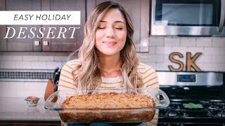 EASY APPLE CAKE RECIPE  HOW TO MAKE APPLE CAKE  Kristens Kitchen [upl. by Liggett]