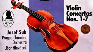 Mozart  The Violin Concertos n°1234567  Presentation Centurys recording  Josef Suk [upl. by Johnny155]