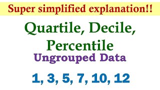 Measures of Position Ungrouped Data  Basic Statistics [upl. by Nywra44]