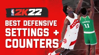 NBA 2K22 Best Defensive Settings  How to Play Defense in MyTeam 2K22  PlayNow Online [upl. by Aicelef]