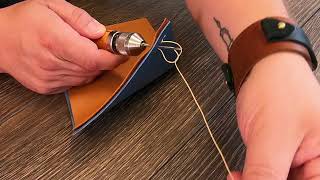 Using the Speedy Stitcher Sewing Awl [upl. by Matthews]