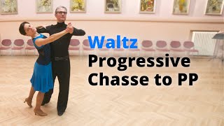 Waltz Dance Lesson  Progressive Chasse to Promenade Position [upl. by Ragse239]