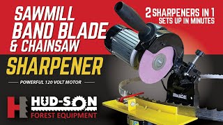 Sawmill Blade Sharpener amp Chainsaw Sharpener [upl. by Enelhtac]