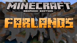 Minecraft Bedrock Edition  How to get to the FAR LANDS [upl. by Raimundo67]