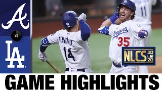 Bellinger hits goahead HR as Dodgers clinch World Series berth  BravesDodgers Game 7 Highlights [upl. by Kcireddor]