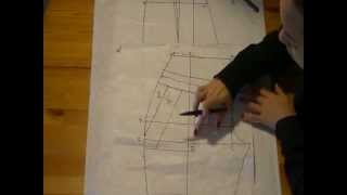 Tutorial Cartamodello pantalone base [upl. by Oremo]