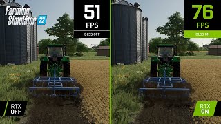 Farming Simulator 22  4K NVIDIA DLSS Comparison [upl. by Morty]