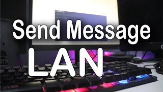 How To Send Messages On Lan Using CMDCommand Prompt [upl. by Thar]