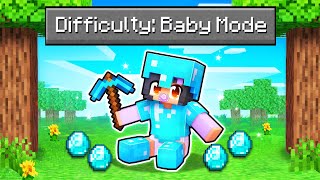 We Played Minecraft In quotBABY MODEquot [upl. by Sileas]