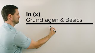 lnx Grundlagen Basics natürliche Logarithmusfunktion  Mathe by Daniel Jung [upl. by Karlotte262]