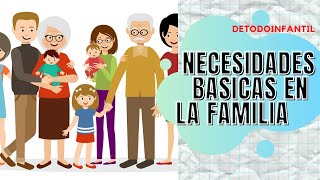 NECESIDADES BÁSICAS EN LA FAMILIA  PARA NIÑOS [upl. by Sydalg]