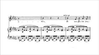 Gabriel Fauré – Clair de lune from 2 songs Op 46 1888 Score [upl. by Saltsman]