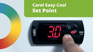 Changing the Set Point Carel Easy Cool Digital Controller [upl. by Yasdnil]