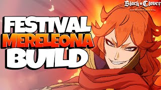 HOW TO BUILD FEST MERELEONA BEST GEARSET TALENT TREE SKILL PAGE amp TEAMS  Black Clover Mobile [upl. by Allister]