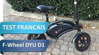 Test Fr du FWheel DYU D1 la draisienne électrique ultra sympa pour adultes [upl. by Vasilis149]