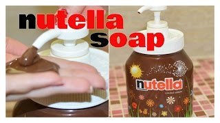 SAPONE ALLA NUTELLA FAI DA TE SEMPLICISSIMO [upl. by Latricia]