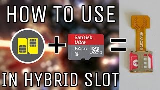 How To Use Dual Sim amp SD Card Simultaneously in Hybrid Slot  Very Easy Method😎 [upl. by Paugh]