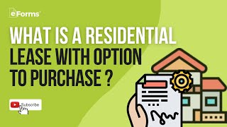 Residential Lease with Option to Purchase  EXPLAINED [upl. by Attenreb56]