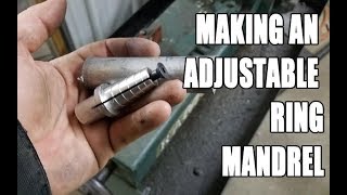 Making an adjustable ring Mandrel  Arbor [upl. by Notsreik]