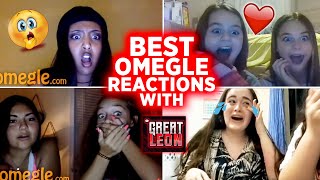 GREAT LEON BEST OMEGLE SINGING REACTIONS COMPILATIONS [upl. by Line428]