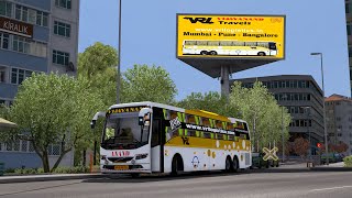 VRL Travels Volvo  Mumbai To Bangalore  Mod By BMI Premium [upl. by Irrok]