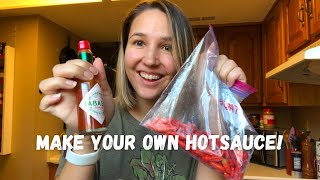 How to make HOMEMADE TABASCO SAUCE from homegrown peppers  Auxhart Gardening [upl. by Runkle984]