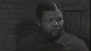 Nelson Mandelas first TV interview in 1961 by ITN reporter Brian Widlake [upl. by Annahtur]