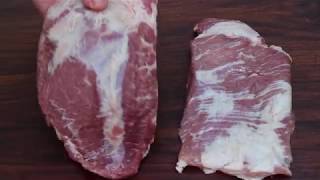 SECRETO Pork Steak DUROC vs IBERICO  english Grill and BBQRecipe  0815BBQ [upl. by Flore371]