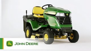 John Deere Rasentraktor X350R [upl. by Hannahsohs]