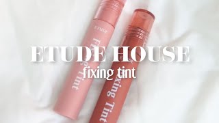 ETUDE HOUSE  fixing tint 🌷 [upl. by Olga]