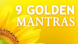 9 GOLDEN MANTRAS  108 Times [upl. by Aennaej347]