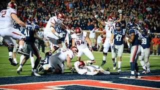 Arkansas Uses Lateral 2Point Conversion To Upset Ole Miss In OT  CampusInsiders [upl. by Maupin]