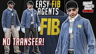 GTA 5 Online EASY FIB Agent Outfits NO TRANSFER PATCHED [upl. by Bret]