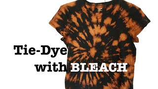 How to Tiedye with BLEACH [upl. by Doralynn504]