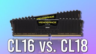 DDR4 3600 CL16 vs CL18 Does it matter for Gaming [upl. by Naillil]