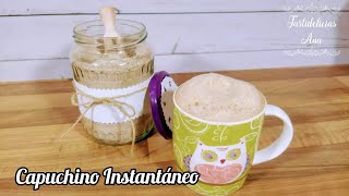 Cómo hacer CAPUCHINO INSTANTÁNEO Fácil y Espumoso [upl. by Nyleuqcaj]